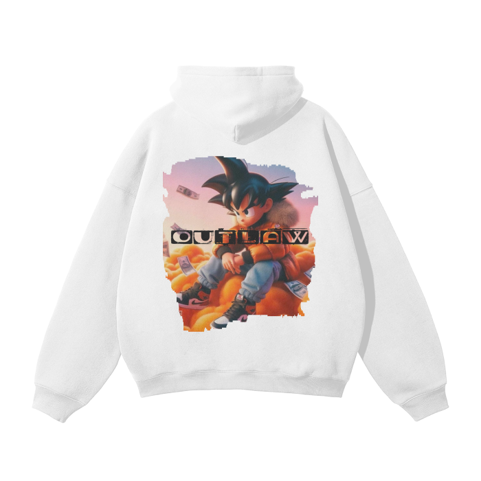 Streetwear Oversized Fleece Hoodie Hood Goku