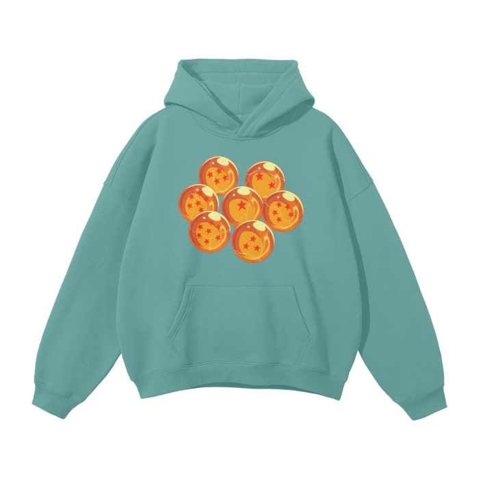 Streetwear Oversized Fleece Hoodie Hood Goku