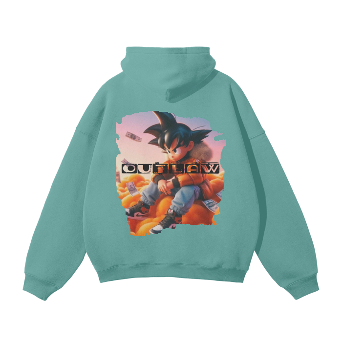 Streetwear Oversized Fleece Hoodie Hood Goku